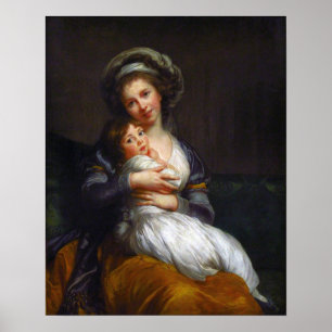 Poster Vigée Le Brun - Artista E Sua Filha