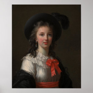 Poster Vigée Le Brun - Autorretrato
