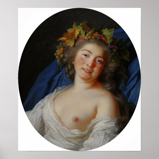 Poster Vigée Le Brun - Bacchante (Frente)