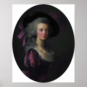Poster Vigée Le Brun - Charlotte Marie Felicite