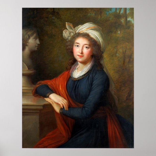 Poster Vigée Le Brun - Izabela Lubomirska (Frente)