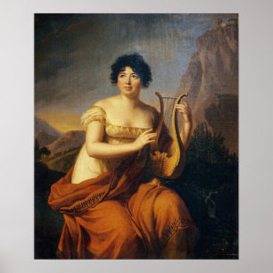 Poster Vigée Le Brun - Madame De Stael Em Corinne