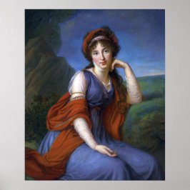 Poster Vigée Le Brun - Maria Grigorievna Viazemsky
