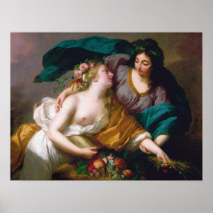 Poster Vigée Le Brun - Paz Trazendo De Volta A Prosperida