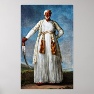 Poster Vigée Le Brun - Retrato De Mohammed Dervish Khan