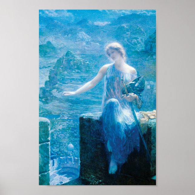 Poster Vigil de Edward Robert Hughes (Frente)