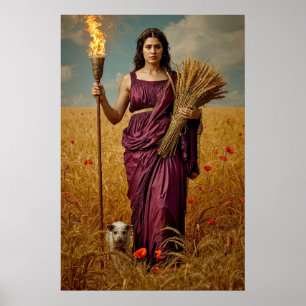 Poster Vigília de Outono de Deméter – Um Retrato Triste