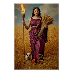 Póster Vigília de Outono de Deméter – Um Retrato Triste