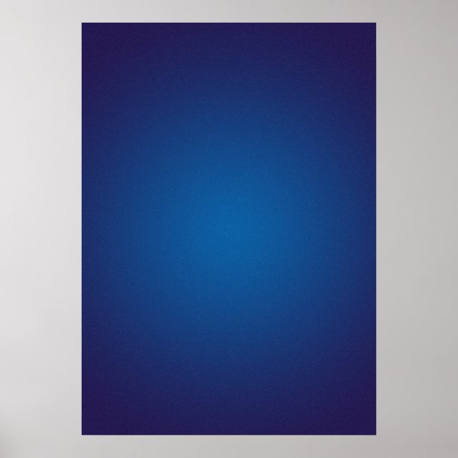 Póster Vigneta Granulada Azul Escuro Profundo (Frente)