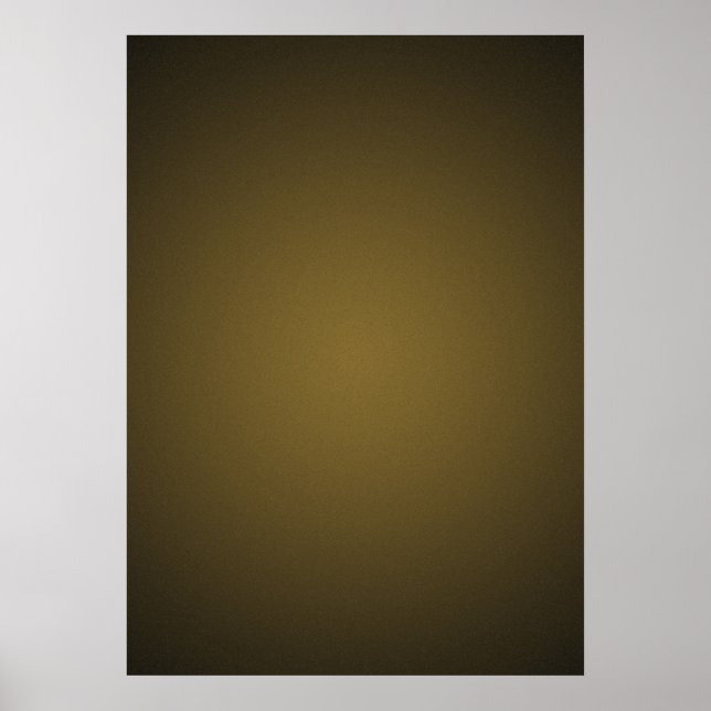 Póster Vignete Granulada Marrom e Preta na Moda (Frente)