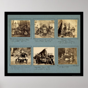 Poster Vignettes de fotografia com o Custer 1862
