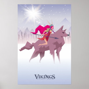 Póster Viking afixar - Valkyrie