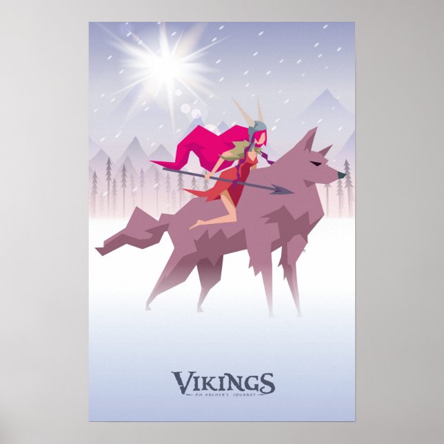 Póster Viking afixar - Valkyrie (Frente)