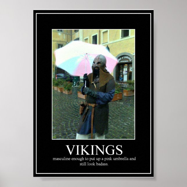 Póster Viking De Motivational (Frente)