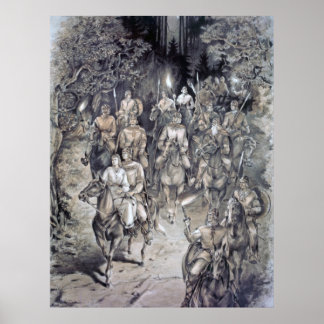 Poster Viking Night Journey (Viking Night Journey) Da Est