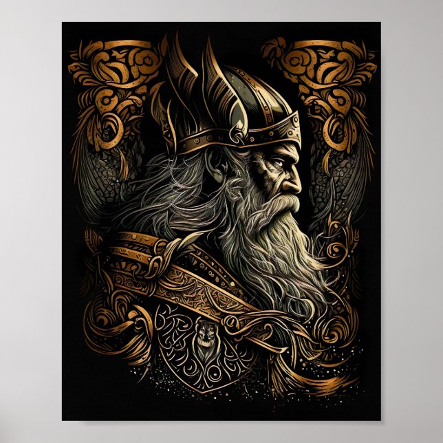 Poster - Viking Nomad King (Frente)