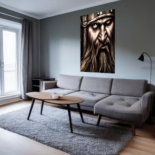 Poster Viking pode ver o que você fez   Arte AI