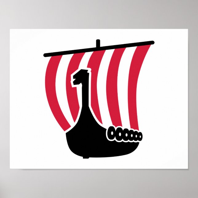 Poster Viking ship (Frente)