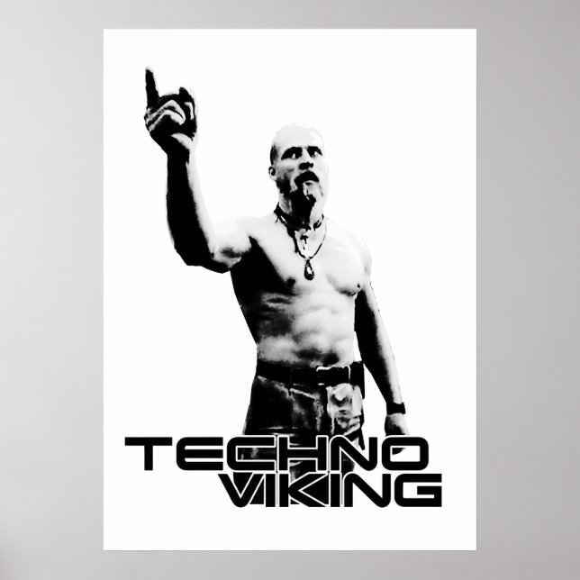 Poster Viking Techno (Frente)