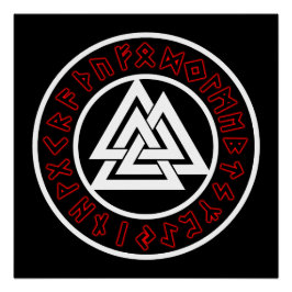 Póster Viking White Triscalion