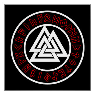 Póster Viking White Triscalion