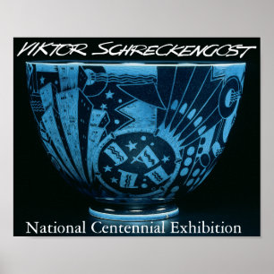 Póster Viktor Schreckengost New York Jazz Bowl
