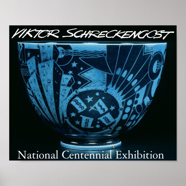 Póster Viktor Schreckengost New York Jazz Bowl (Frente)