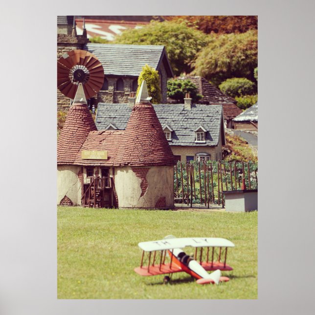 Poster Vila Antiga do Modelo Francês (Frente)