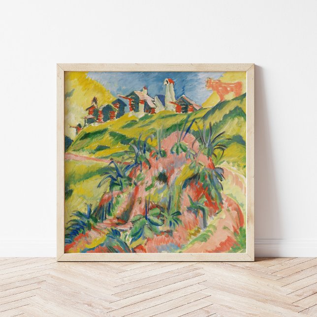 Poster Vila das Montanhas | Ernst Ludwig Kirchner (Criador carregado)