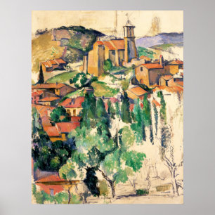 Póster Vila de Gardanne, Paul Cézanne