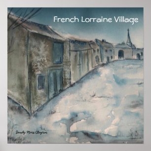 Póster Vila de Lorena do francês