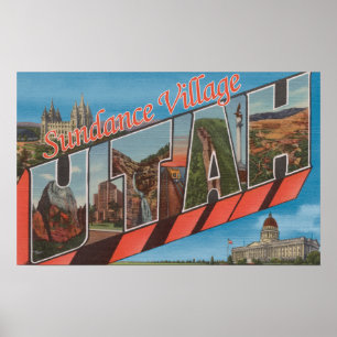 Póster Vila de Sundance, Utá - grandes cenas da letra