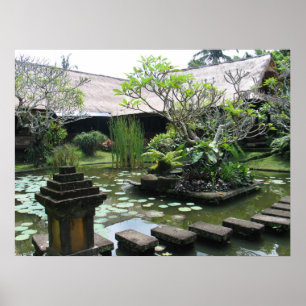 Póster Vila de Ubud - Bali
