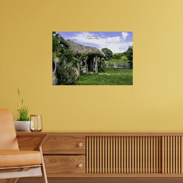 Poster Vila Hobbiton, Nova Zelândia, (Sala de Estar 2)