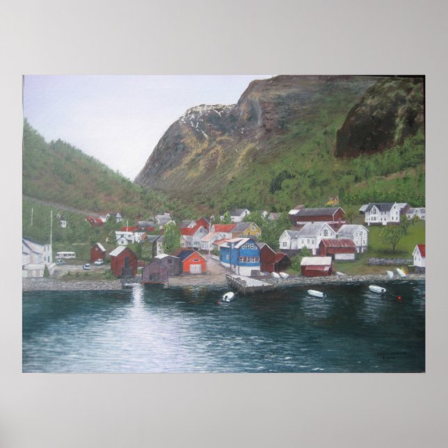 Poster Vila Norueguesa (Frente)