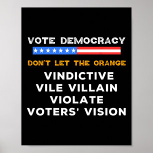 Poster Vílio Vindical Villain Viola Eleitores Visão Kama