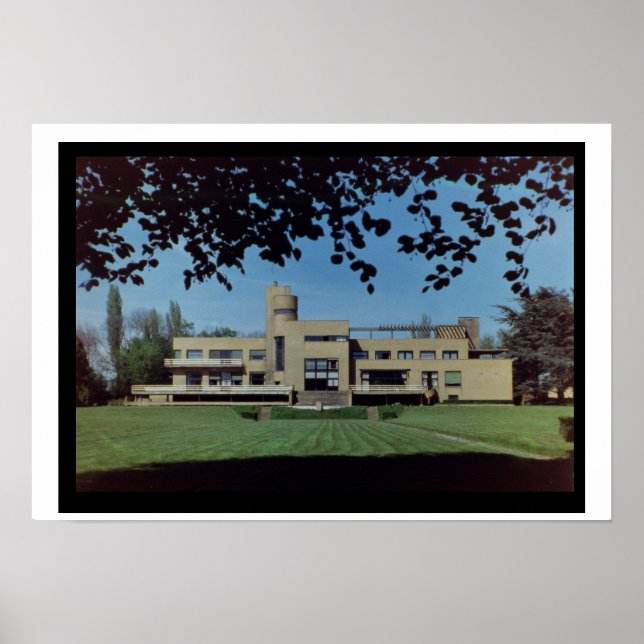 Póster Villa Cavroix, projetada por Robert Mallet-Stevens (Frente)