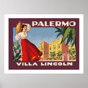 Poster Villa Lincoln (Palermo)