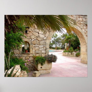 Poster Villa maltês