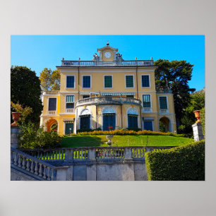 Poster Villa Margherita Ricordi Grianti Lake Como Itália
