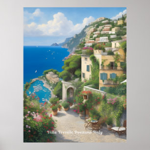 Poster Villa Treville Positano Itália