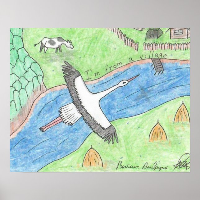 Poster Village Vibes (Frente)