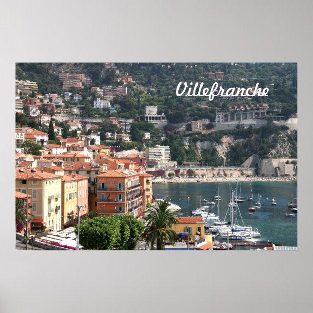 Poster Villefranche, Provença (Frente)