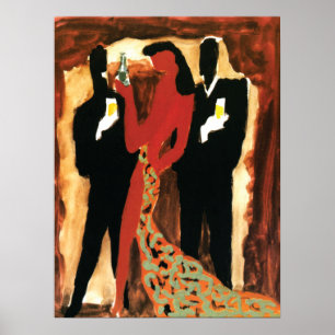 Póster Villemot para Perrier Ad 1983