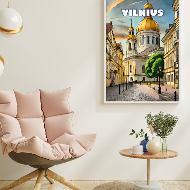 Poster Vilnius, cœur battant de la Lituanie (Criador carregado)