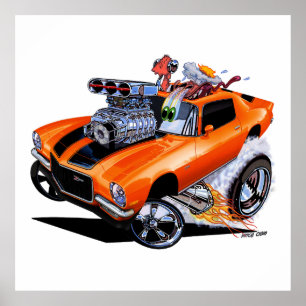 Poster Vince Crains High Octane Art, 1971 Camaro