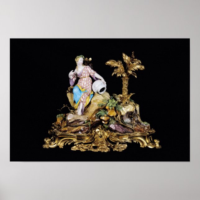 Póster Vincennes Figura de uma Naiad (Frente)