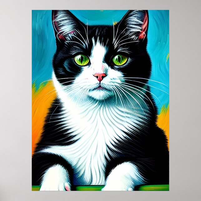 Poster Vincent Cat Gogh (Frente)