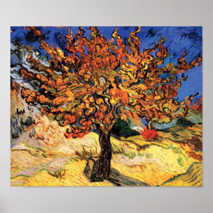 Póster Vincent Van Gogh - A Amoreira Arte Fina