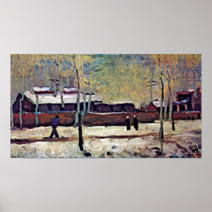 Póster Vincent Van Gogh - A Antiga Estação Em Eindhoven